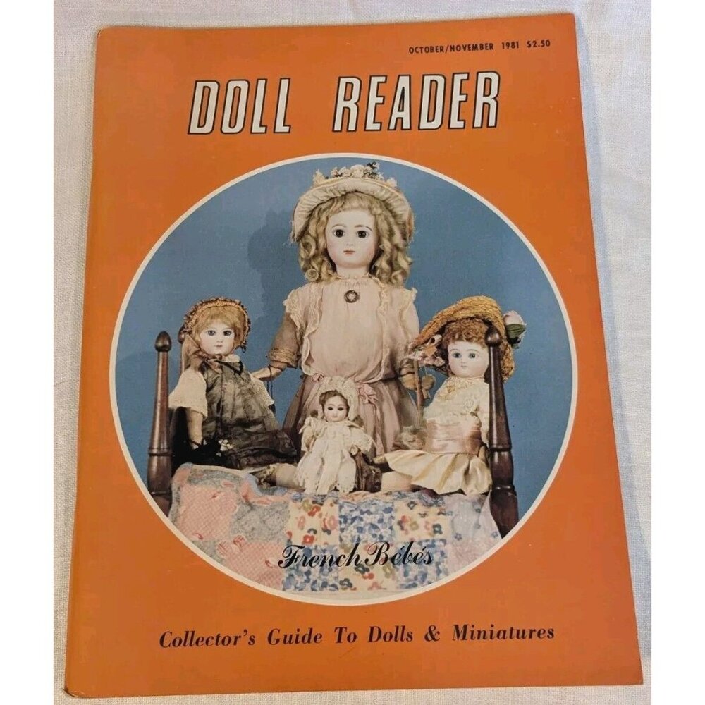 1981 Doll Reader Magazine Collectors Guide Miniatures 80s Clowns Lot Of 4 Vtg - Picture 2 of 16